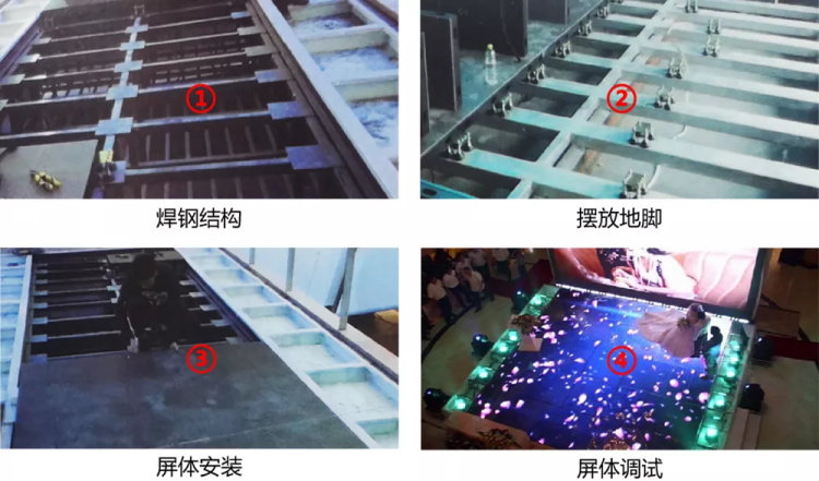 美亞迪LED智能互動(dòng)地磚屏安裝與維護(hù)